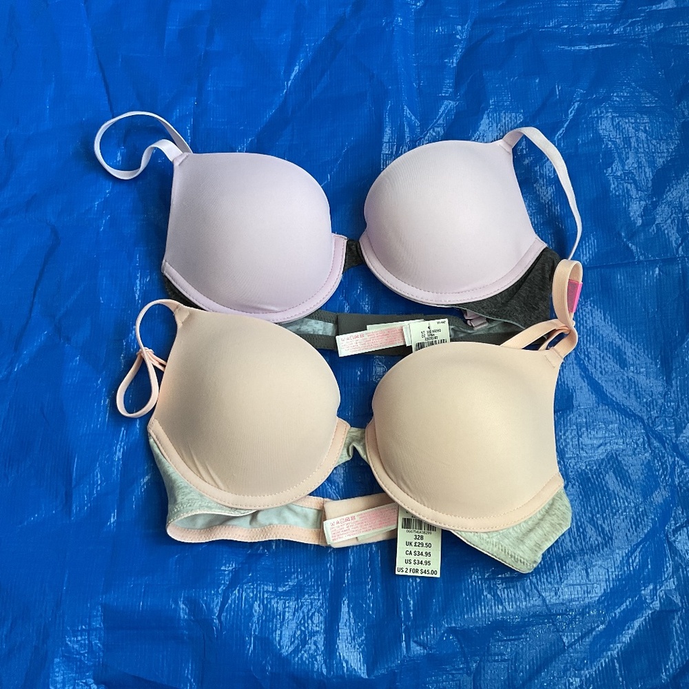 Two wired PINK bras NWT